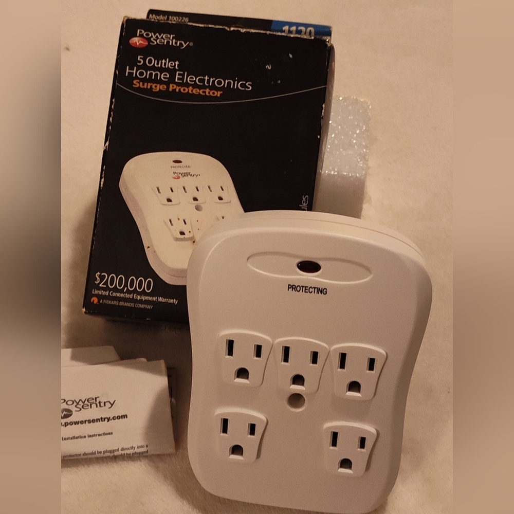 White Surge Protector